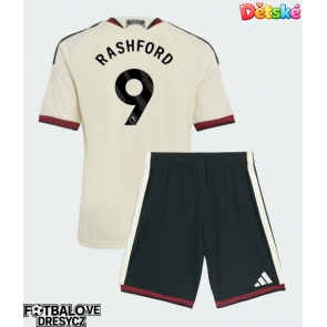 Manchester United Marcus Rashford #9 Dětské Alternativní dres komplet 2026-27 Krátký Rukáv (+ trenýrky)